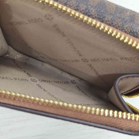 マイケルコース Michael Kors JET SET TRAVEL ミッド ジップウォレット スモール MKシグネチャ レディース