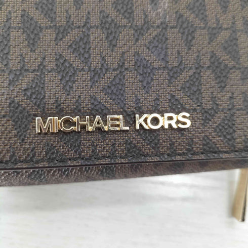 マイケルコース Michael Kors JET SET TRAVEL ミッド ジップウォレット スモール MKシグネチャ レディース