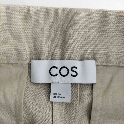 コス COS FLUID LINEN WIDE-LEG TROUSERS メンズ 50