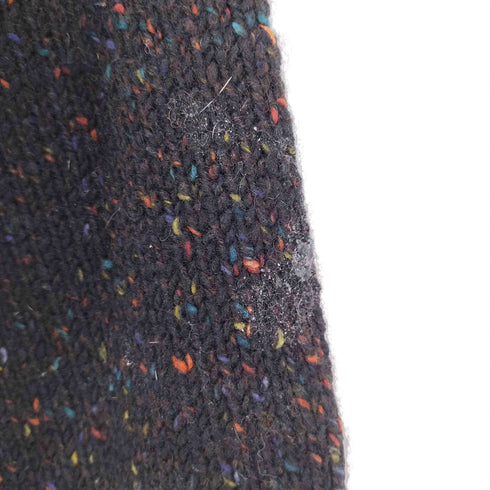 ヘリテージ HERITAGE アイルランド製 HAND CRAFTED INTARSIA ブロック パターン ネップ マルチカラー ローゲージ ニット メンズ 42