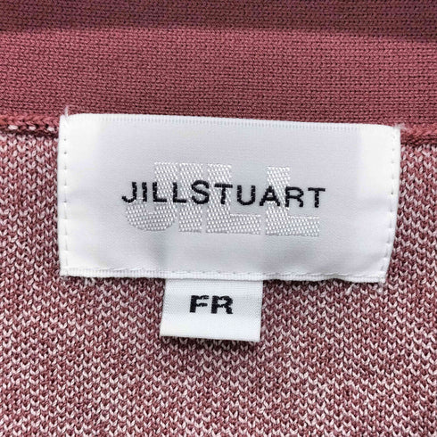 ジルバイジルスチュアート JILL by JILLSTUART ジャガード バイカラー カーディガン レディース FR