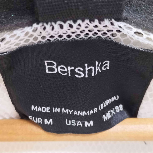 ベルシュカ BERSHKA ハーフジップアノラックパーカー メンズ import:M