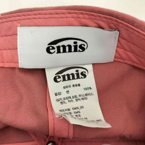 emis 2024SS 6パネルベースボールキャップ レディース