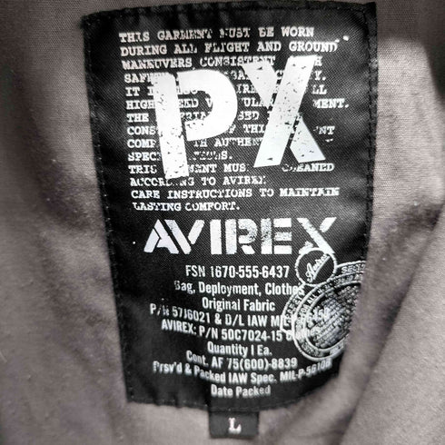アヴィレックス AVIREX M-65 ロゴワッペンデニムフィールドジャケット メンズ import:L
