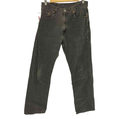 リーバイス Levis 505 ボタン裏 977 刻印 ジップフライ ブラック デニム パンツ メンズ W:34 L:30