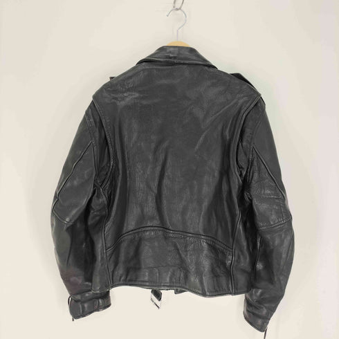 YKK ジップ レザー ダブル ライダース ジャケット メンズ