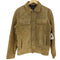 ジェイクルー J.CREW 00S Suede Leather Jacket スウェード レザー トラッカー ジャケット 裏地 ボーダー ブランケット メンズ import:S