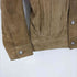 ジェイクルー J.CREW 00S Suede Leather Jacket スウェード レザー トラッカー ジャケット 裏地 ボーダー ブランケット メンズ import:S