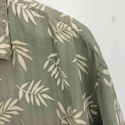 ジョスエーバンク Jos A Bank 90s シルク100 オープンカラー アロハシャツ メンズ import:XL