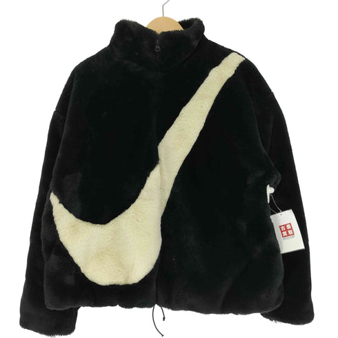 ナイキ NIKE 20AW Faux Fur Jacket エコファー ビッグスウッシュ フリースジャケット ユニセックス メンズ import:XXL