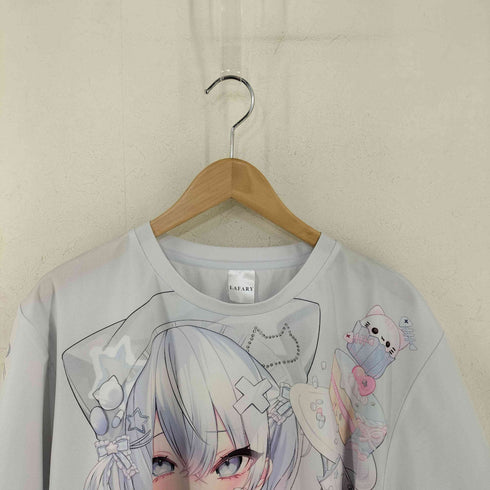 LAFARY キャラクタープリントTシャツ メンズ FREE