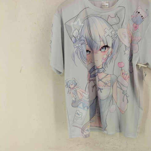 LAFARY キャラクタープリントTシャツ メンズ FREE