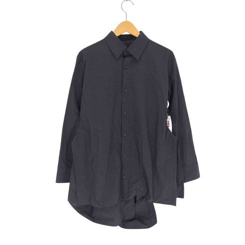 ヨウジヤマモト Yohji Yamamoto 24AW Ny TYPEWRITER B BOX DETAIL BLOUSE C タイプライター ボックス ディテール ブラウス シャツ レディース JPN:2