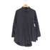 ヨウジヤマモト Yohji Yamamoto 24AW Ny TYPEWRITER B BOX DETAIL BLOUSE C タイプライター ボックス ディテール ブラウス シャツ レディース JPN:2
