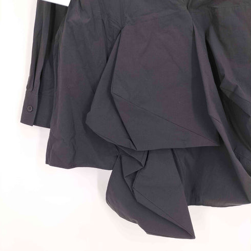 ヨウジヤマモト Yohji Yamamoto 24AW Ny TYPEWRITER B BOX DETAIL BLOUSE C タイプライター ボックス ディテール ブラウス シャツ レディース JPN:2