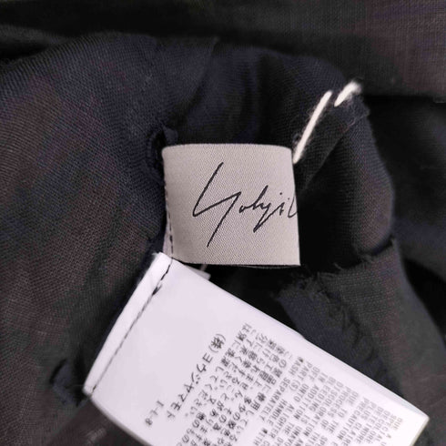 ヨウジヤマモト Yohji Yamamoto LINEN CLOTH 6B HAND STITCH DOUBLE JACKET リネン クロス ハンド ステッチ ダブル ジャケット レディース JPN:2