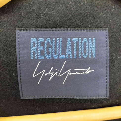 レギュレーションヨウジヤマモト REGULATION Yohji Yamamoto 20AW Pre WOOL NYLON Hooded ウール ナイロン ジップアップ S/S フーデッド パーカー メンズ JPN:2