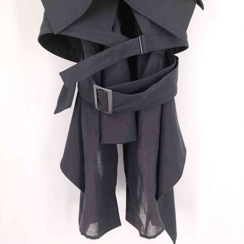 ヨウジヤマモト Yohji Yamamoto 25SS BELT COMBINATION JACKET ベルト コンビネーション ジャケット レディース JPN:1