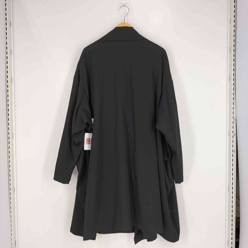 ヨウジヤマモトプールオム Yohji Yamamoto POUR HOMME 24AW WOOL GABARDINE SMOOTH COAT ウール ギャバジン スムース コート メンズ JPN:2