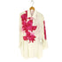 ヨウジヤマモトプールオム Yohji Yamamoto POUR HOMME 24AW CELLULOSE PINK FLOWER DESIGNED BLOUSE LOOK 41-42 セルロース ピンク フラワー デザイン ブラウス メンズ JPN:2