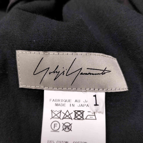 ヨウジヤマモト Yohji Yamamoto 24AW BLOCK ASYMMETRY ブロック アシンメトリー コットン 植物繊維 ワンピース レディース JPN:1