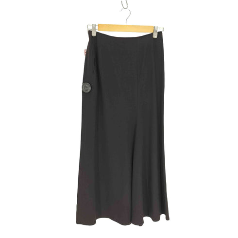 ヨウジヤマモト Yohji Yamamoto 24AW DAMAGED GABARDINE L SLIM FLARE SKIRT ダメージ ギャバジン スリム フレア スカート レディース JPN:1