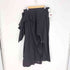ヨウジヤマモト Yohji Yamamoto 23SS WIDE LEG PANTS WITH TRAIN ON LEFT LEG ワイド レッグ パンツ トレイン オン レフト レディース JPN:3