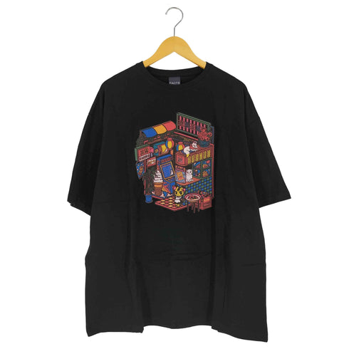 FACT101 純喫茶哀愁プリント Tシャツ メンズ XL