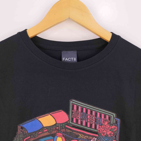 FACT101 純喫茶哀愁プリント Tシャツ メンズ XL