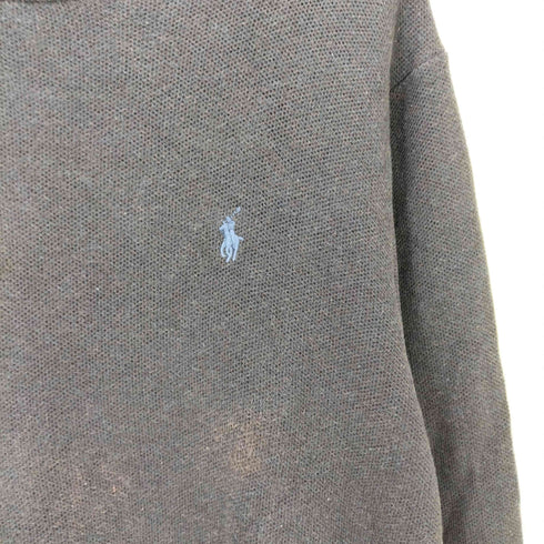 ポロラルフローレン POLO RALPH LAUREN PIMA COTTON ポニー 刺繍 ワッフル クルーネック メンズ import:XL