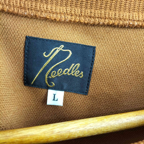 ニードルズ Needles Track Crew Neck Shirt - Poly Smooth メンズ L