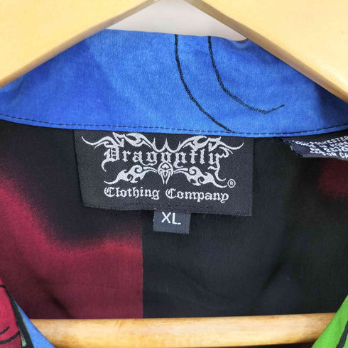 Dragonfly 総柄プリント アロハシャツ メンズ import:XL