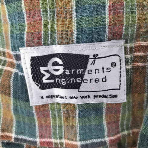 エンジニアードガーメンツ Engineered Garments マルチカラーチェックストール メンズ