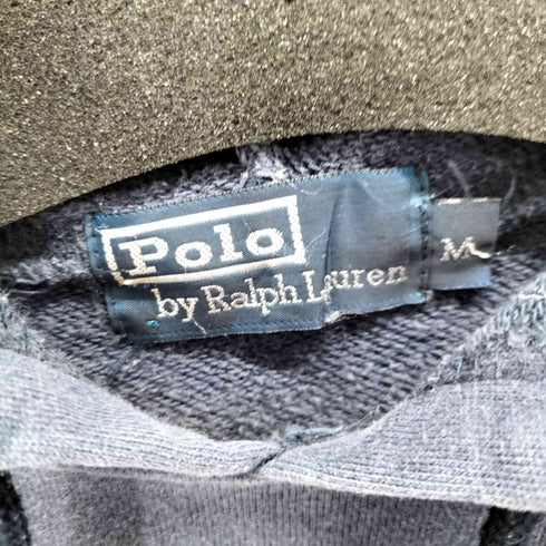 ポロバイラルフローレン Polo by RALPH LAUREN 星条旗ロゴ プルオーバーパーカー レディース M