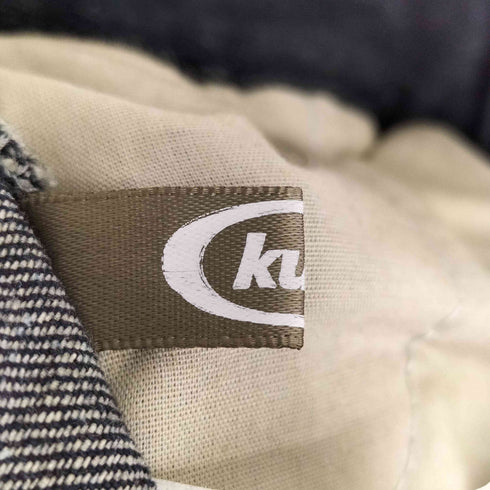 クティール kutir タックワイドデニムパンツ メンズ JPN:S