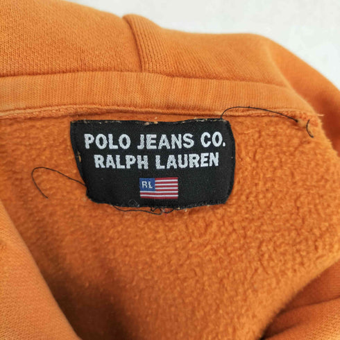 ポロジーンズカンパニーラルフローレン POLO JEANS COMPANY RALPH LAUREN 90-00s Vガゼット アーチロゴ刺繍 プルオーバーパーカー メンズ JPN:M