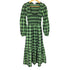 ガニー Ganni Seersucker Check U-neck Maxi Smock Derss レディース JPN:36
