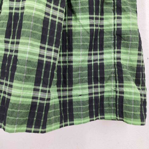 ガニー Ganni Seersucker Check U-neck Maxi Smock Derss レディース JPN:36