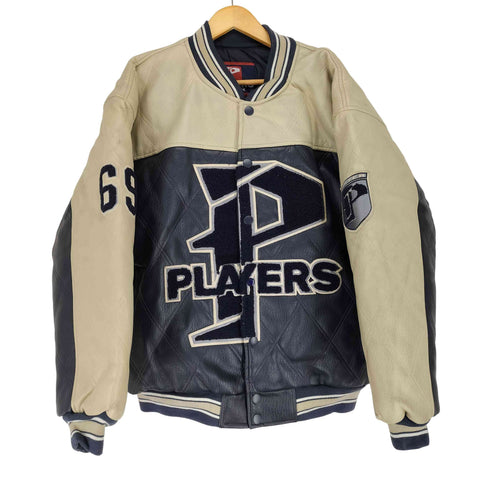 PLAYERS GEAR ロゴパッチ レザースタジャン メンズ JPN:L