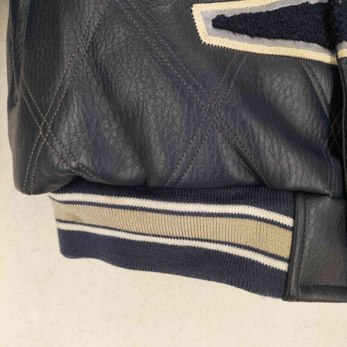 PLAYERS GEAR ロゴパッチ レザースタジャン メンズ JPN:L