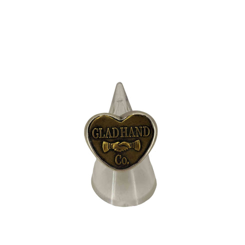 グラッドハンド GLADHAND Button Ring Heart Large ボタンリング メンズ 15