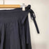 ヨウジヤマモトファム Yohji Yamamoto FEMME 90-00S ウールギャバ ギャザー ロングラップスカート レディース JPN:3