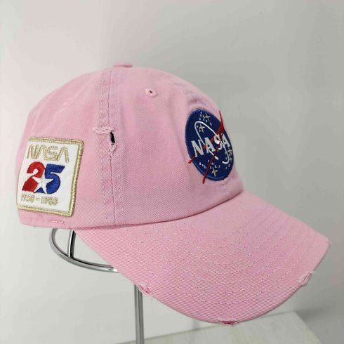 FIELD GRADE skylab 企業ロゴ ダメージ6パネルキャップ レディース