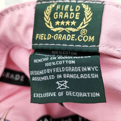 FIELD GRADE skylab 企業ロゴ ダメージ6パネルキャップ レディース