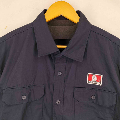 墓場画廊 バックプリント S/S ワークシャツ メンズ JPN:XL