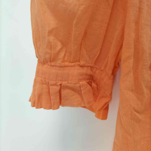 シーバイクロエ SEE BY CHLOE バックジップ フリルシアーブラウス レディース US:0-2