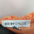 シーバイクロエ SEE BY CHLOE バックジップ フリルシアーブラウス レディース US:0-2