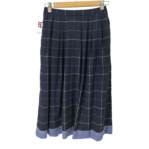 マッキントッシュ ロンドン Mackintosh LONDON タッタソールチェックプリントスカート レディース 38