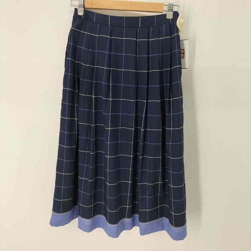 マッキントッシュ ロンドン Mackintosh LONDON タッタソールチェックプリントスカート レディース 38