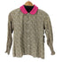 トリココムデギャルソン tricot COMME des GARCONS ラウンドカラー 花柄シャツ レディース M